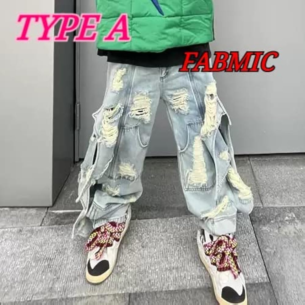 PCCVISION y2k ドラキュラ パンツ Gパン スダメージ 2L Amazon | [PCCVISION] ドラキュラ デニムパンツ ジーンズ M